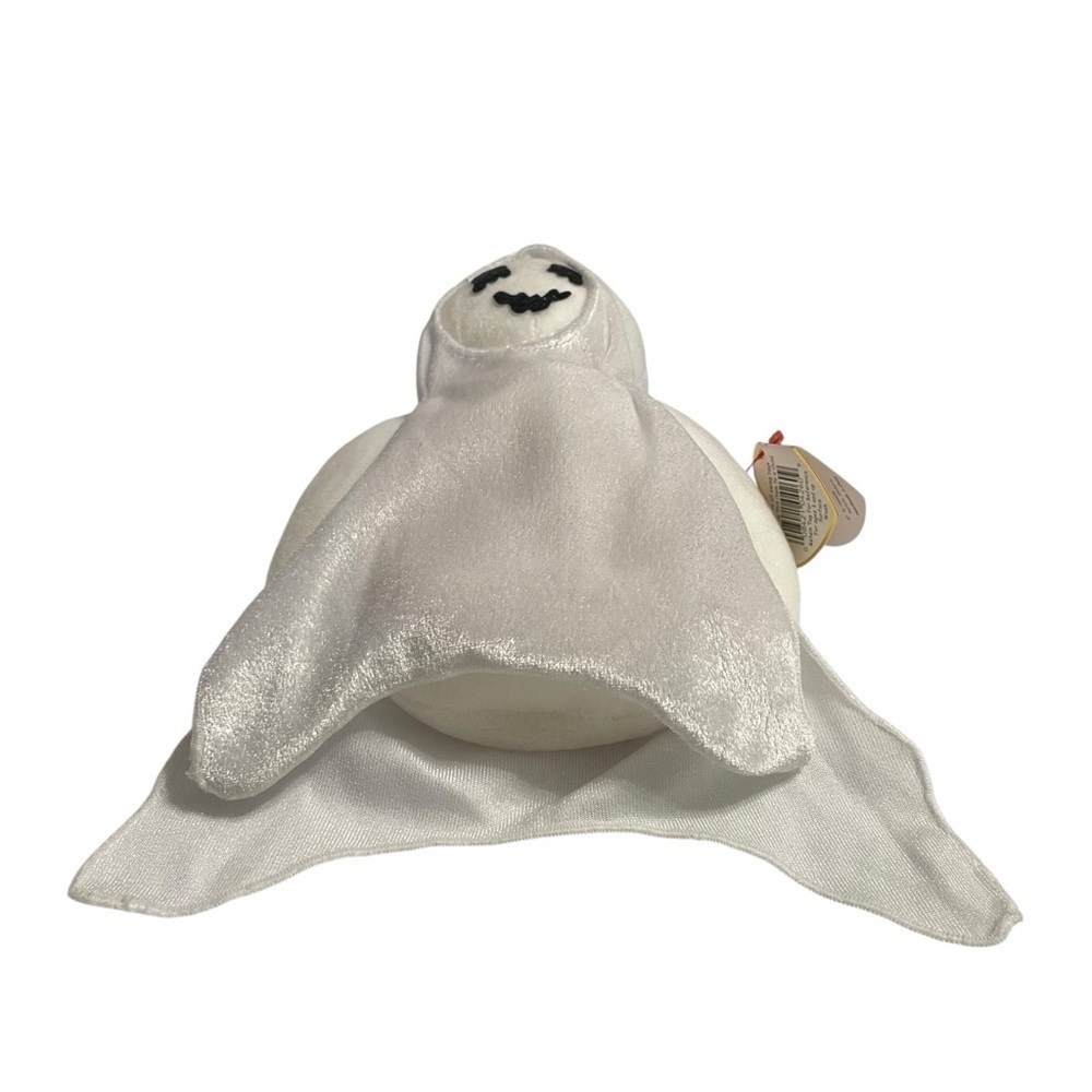 TY Beanie Babies “Sheets” Ghost 1999 Halloween Plush – Retired MWMT - Picture 5 of 14